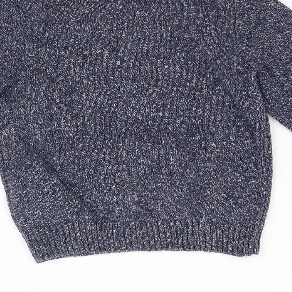Zara Boys Blue  Knit Pullover Jumper Size 5 Years  - Boston Massachusetts