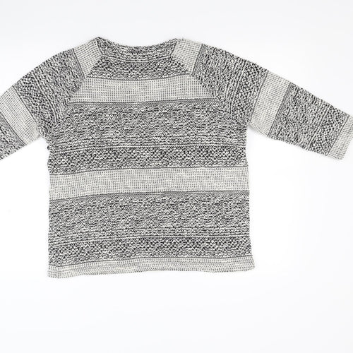 TU Womens Grey  Knit Pullover Jumper Size 16