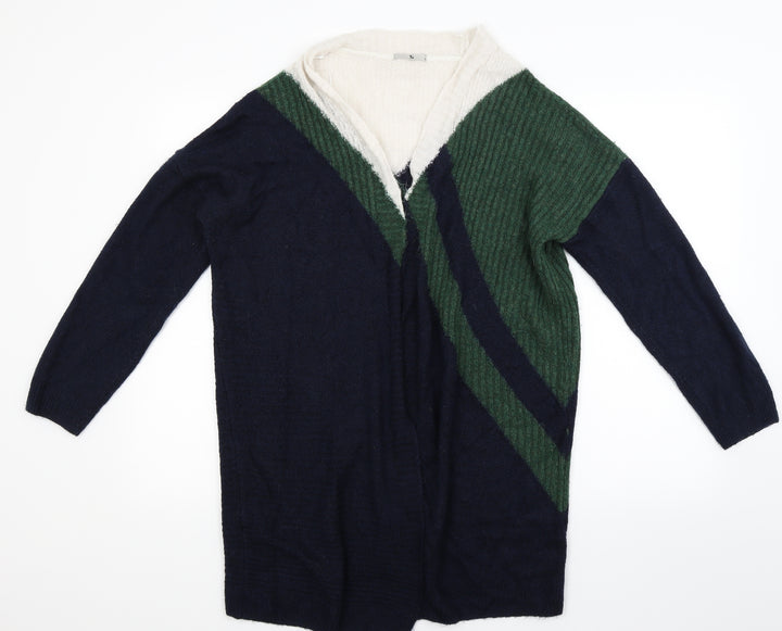 TU Womens Blue Knit Pullover Jumper Size 14