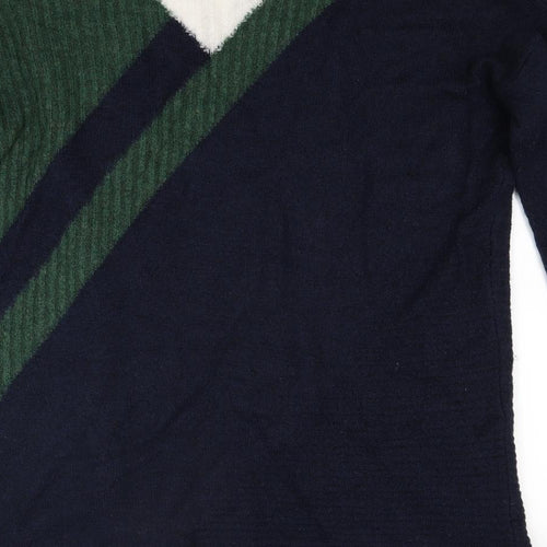 TU Womens Blue  Knit Pullover Jumper Size 14