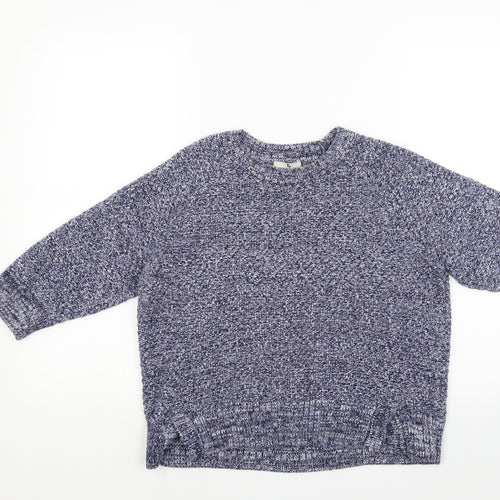 TU Womens Blue  Knit Pullover Jumper Size 14