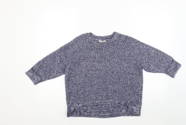TU Womens Blue  Knit Pullover Jumper Size 14