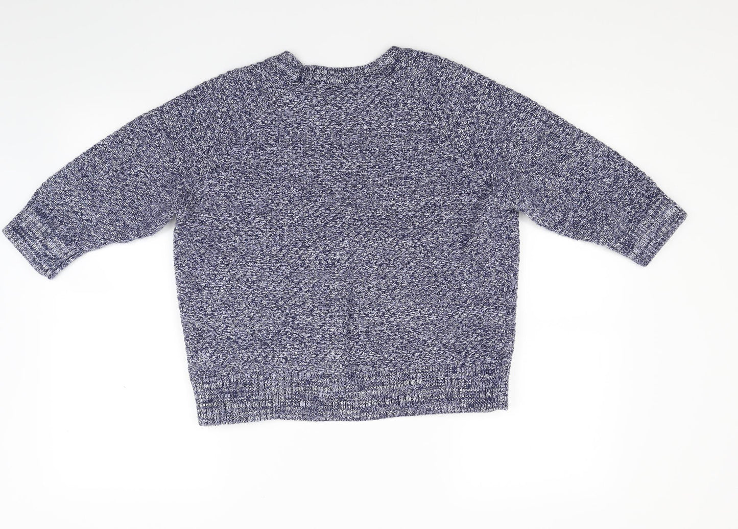TU Womens Blue  Knit Pullover Jumper Size 14
