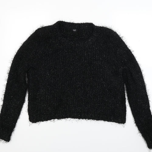 F&F Womens Black   Pullover Jumper Size 10