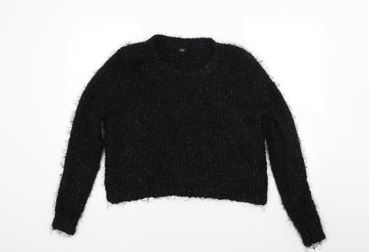 F&F Womens Black   Pullover Jumper Size 10
