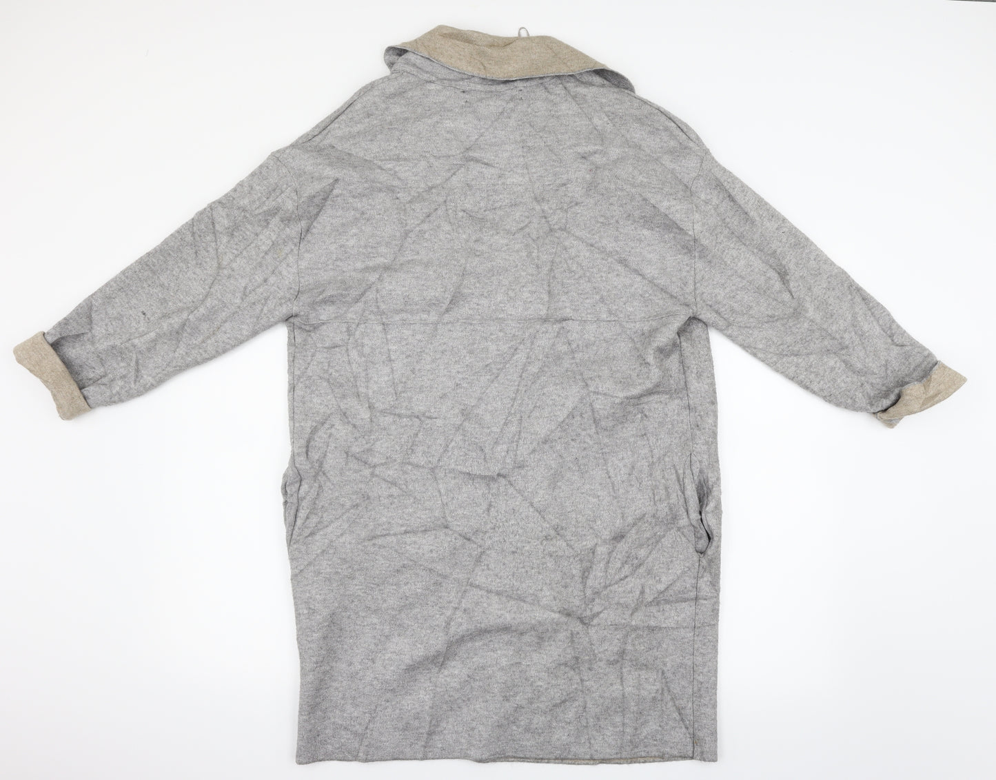 Zara Womens Grey   Cardigan Jumper Size M
