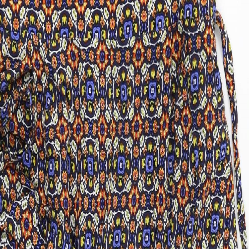 Dorothy Perkins Womens Multicoloured Geometric  Jumpsuit One-Piece Size 16