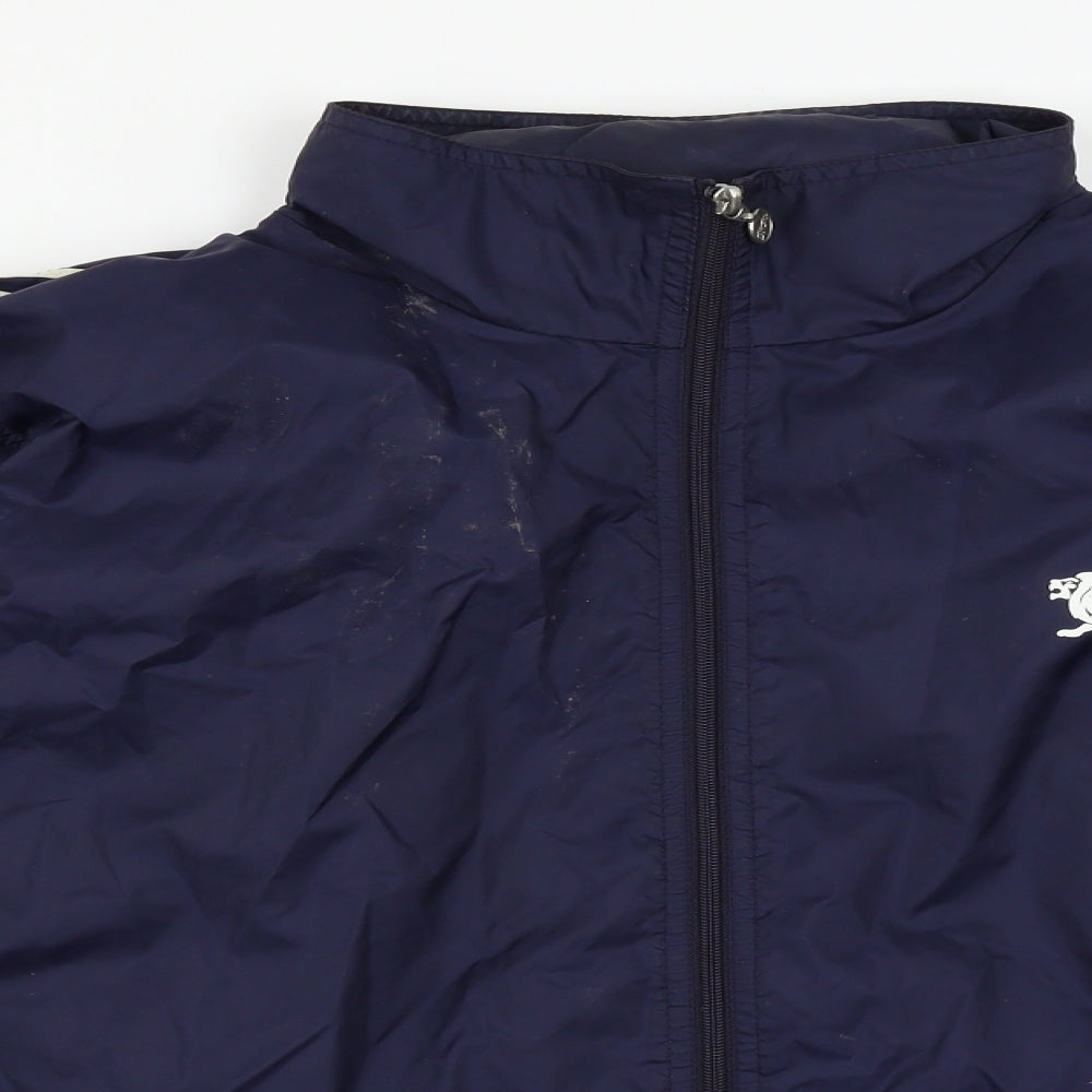 Lonsdale Mens Blue   Rain Coat Coat Size S