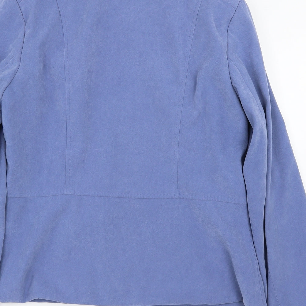 EWM Womens Blue   Bomber Jacket Jacket Size 12