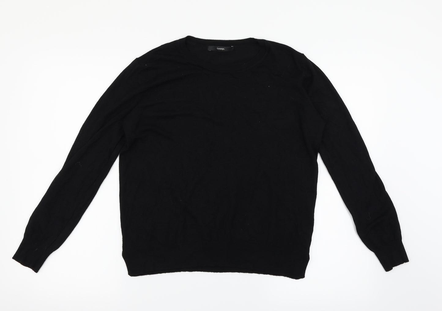 George Womens Black   Pullover Jumper Size 14