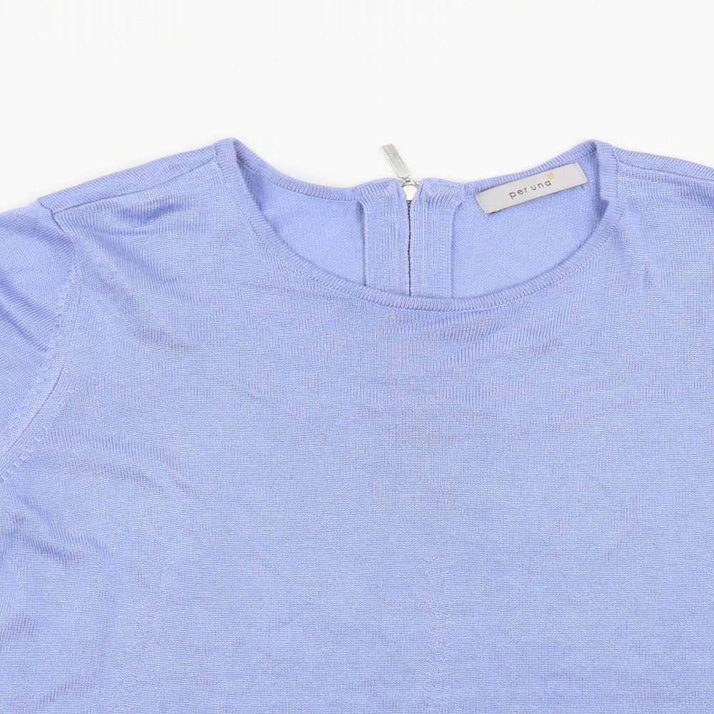 M&S Womens Blue   Pullover Jumper Size 18