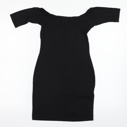 Boohoo Womens Black   Basic T-Shirt Size 8
