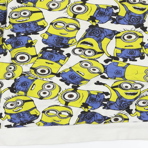 Despicable Me Womens White   Pullover Jumper Size 14  - Minions