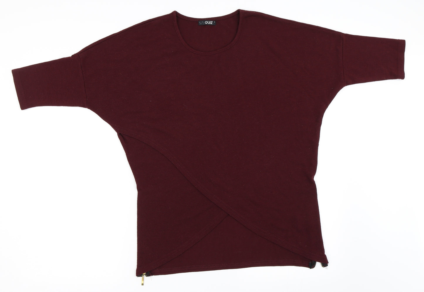 Quiz Womens Red   Pullover Jumper Size S