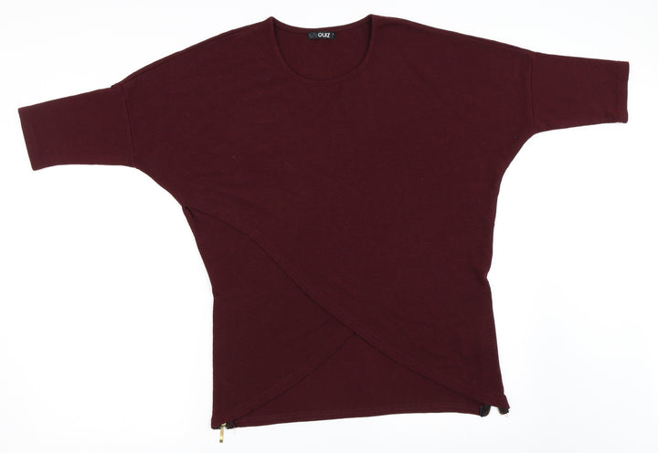 Quiz Womens Red   Pullover Jumper Size S