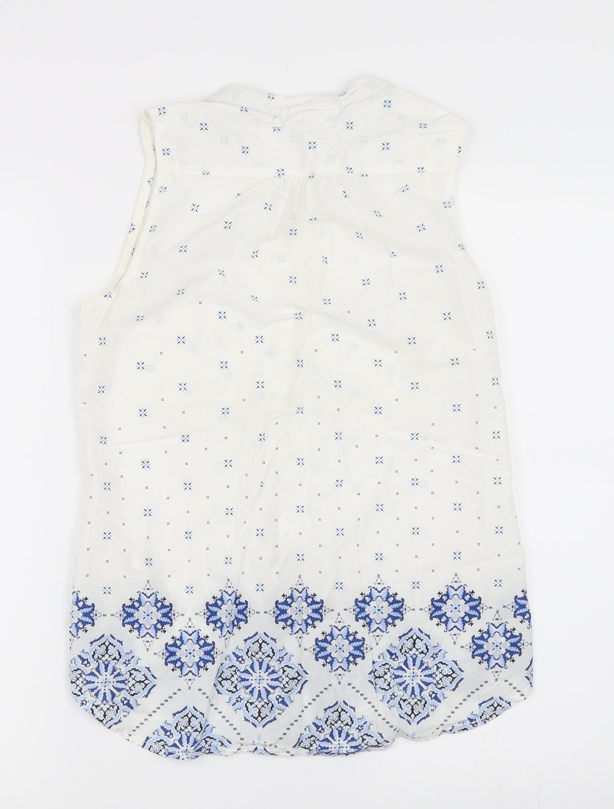 H&M Womens White   Basic Button-Up Size 34