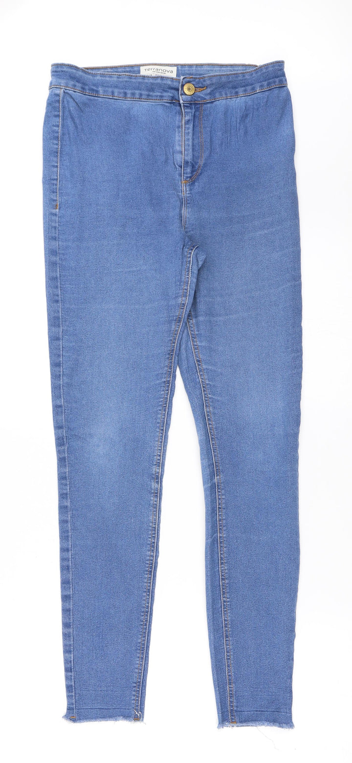 Terranova Womens Blue  Denim Skinny Jeans Size 40 L27 in