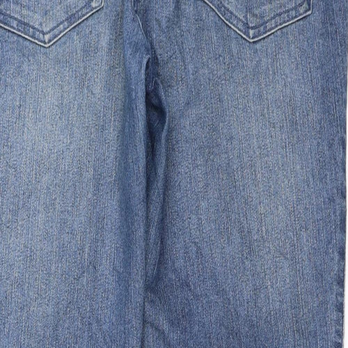 Vianni Womens Blue  Denim Straight Jeans Size 40 L27 in