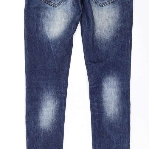 CINC Womens Blue  Denim Skinny Jeans Size 28 in L32 in