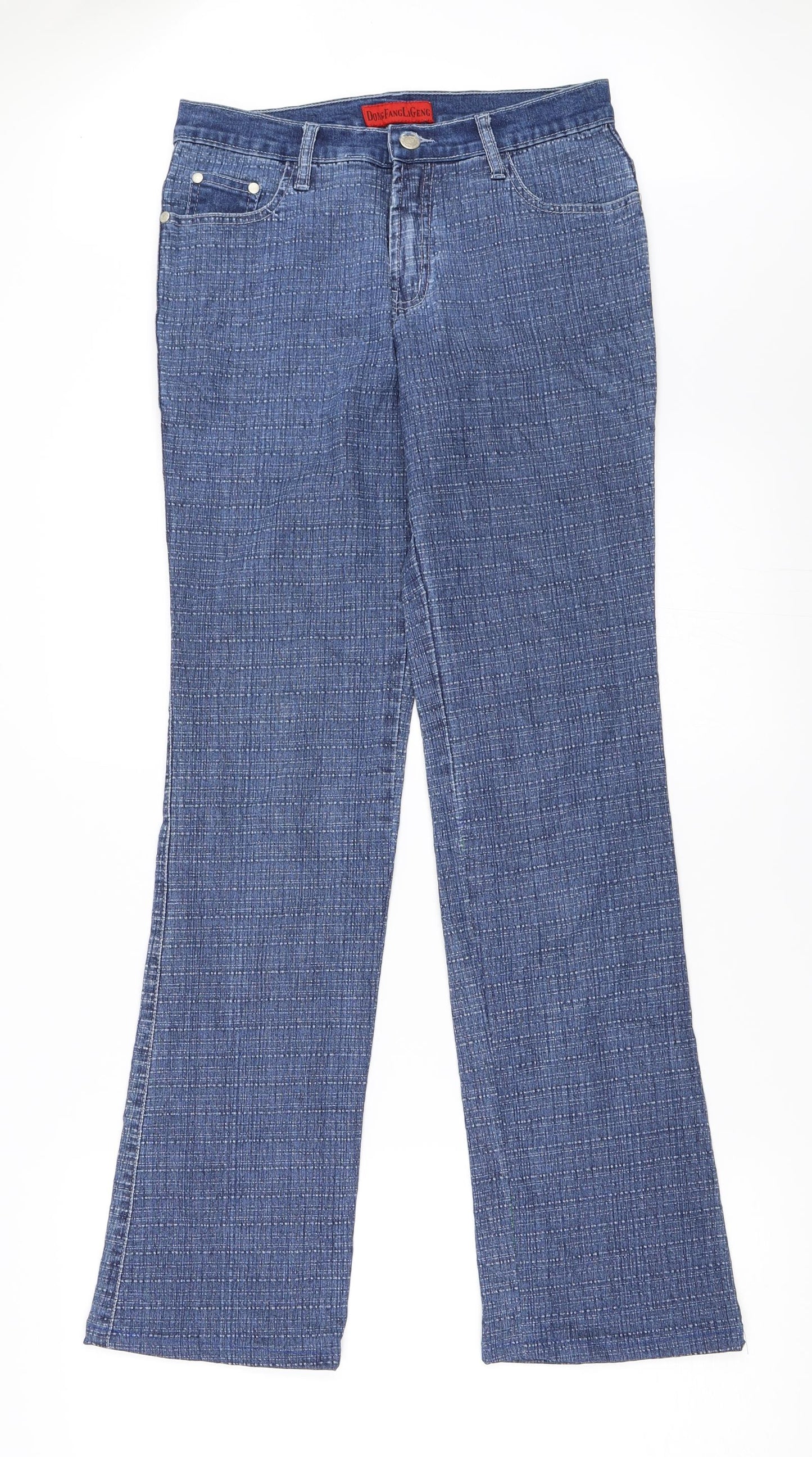 Preworn Womens Blue  Denim Bootcut Jeans Size 29 in L31 in