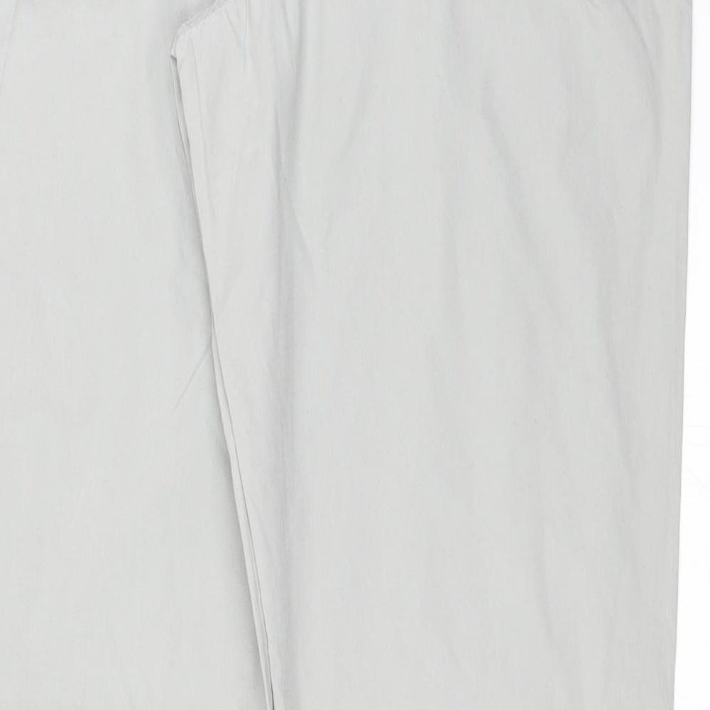 NEXT Womens Grey   Chino Trousers Size 10 L29 in