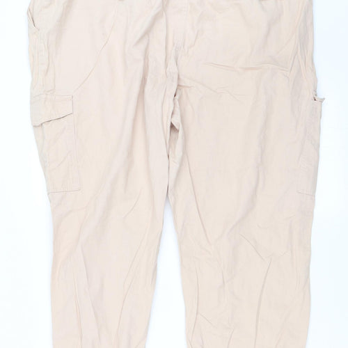 Primark Womens Beige   Chino Trousers Size 20 L25 in