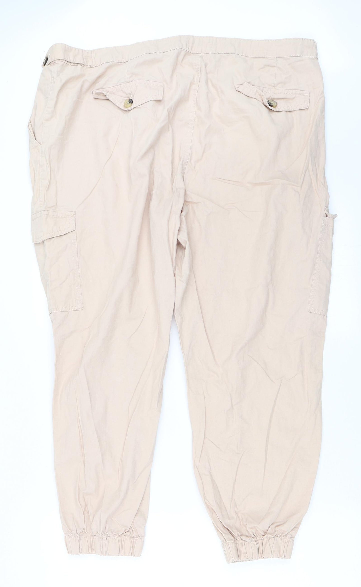 Primark Womens Beige   Chino Trousers Size 20 L25 in