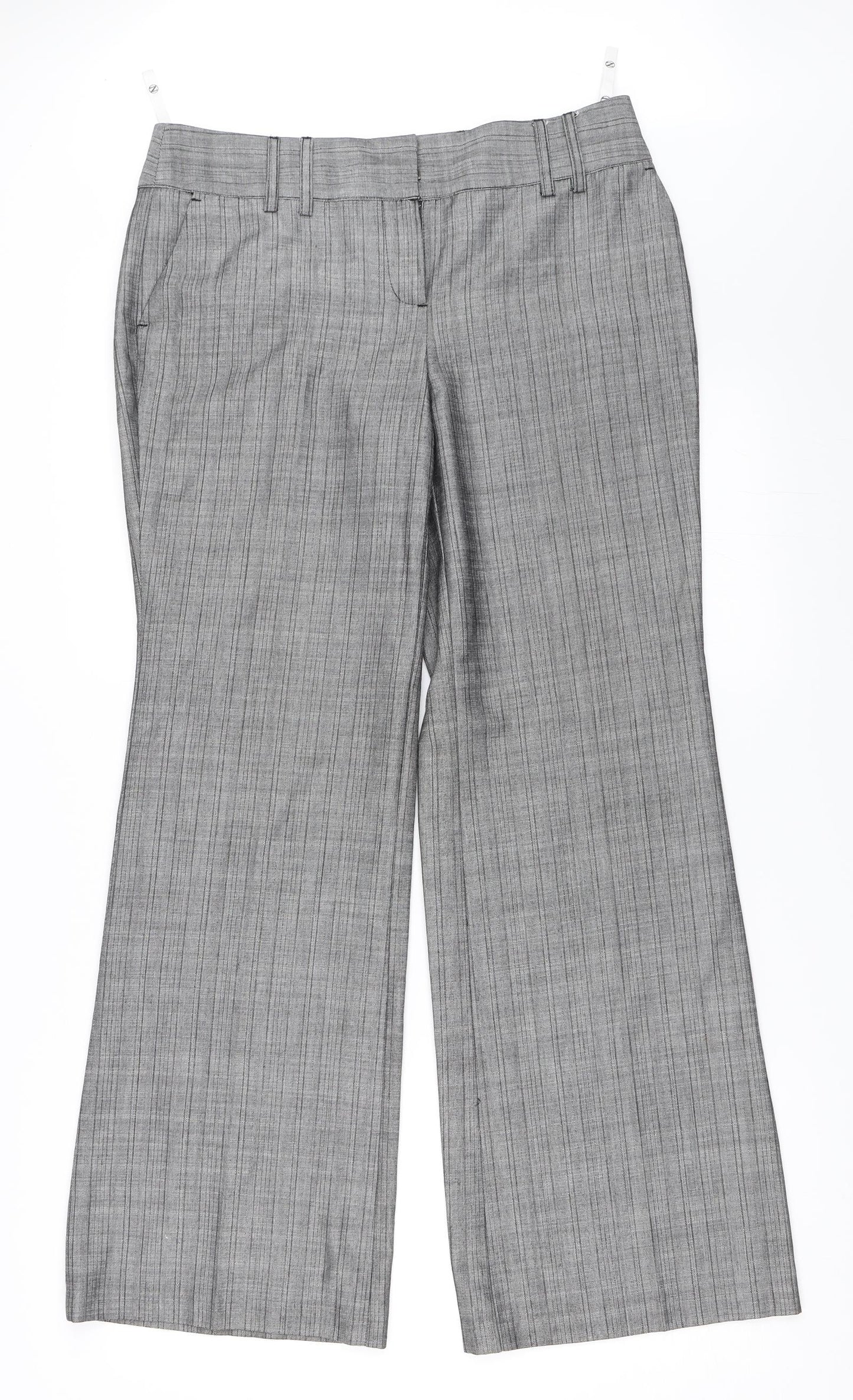 NEXT Womens Grey   Trousers  Size 12 L31 in