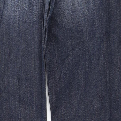 Skin Womens Blue  Denim Straight Jeans Size 32 in L32 in
