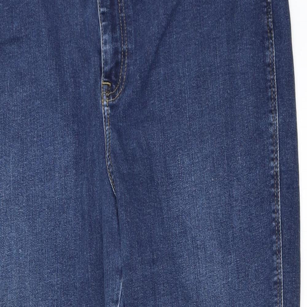 Marks and Spencer Womens Blue  Denim Skinny Jeans Size 18 L25 in