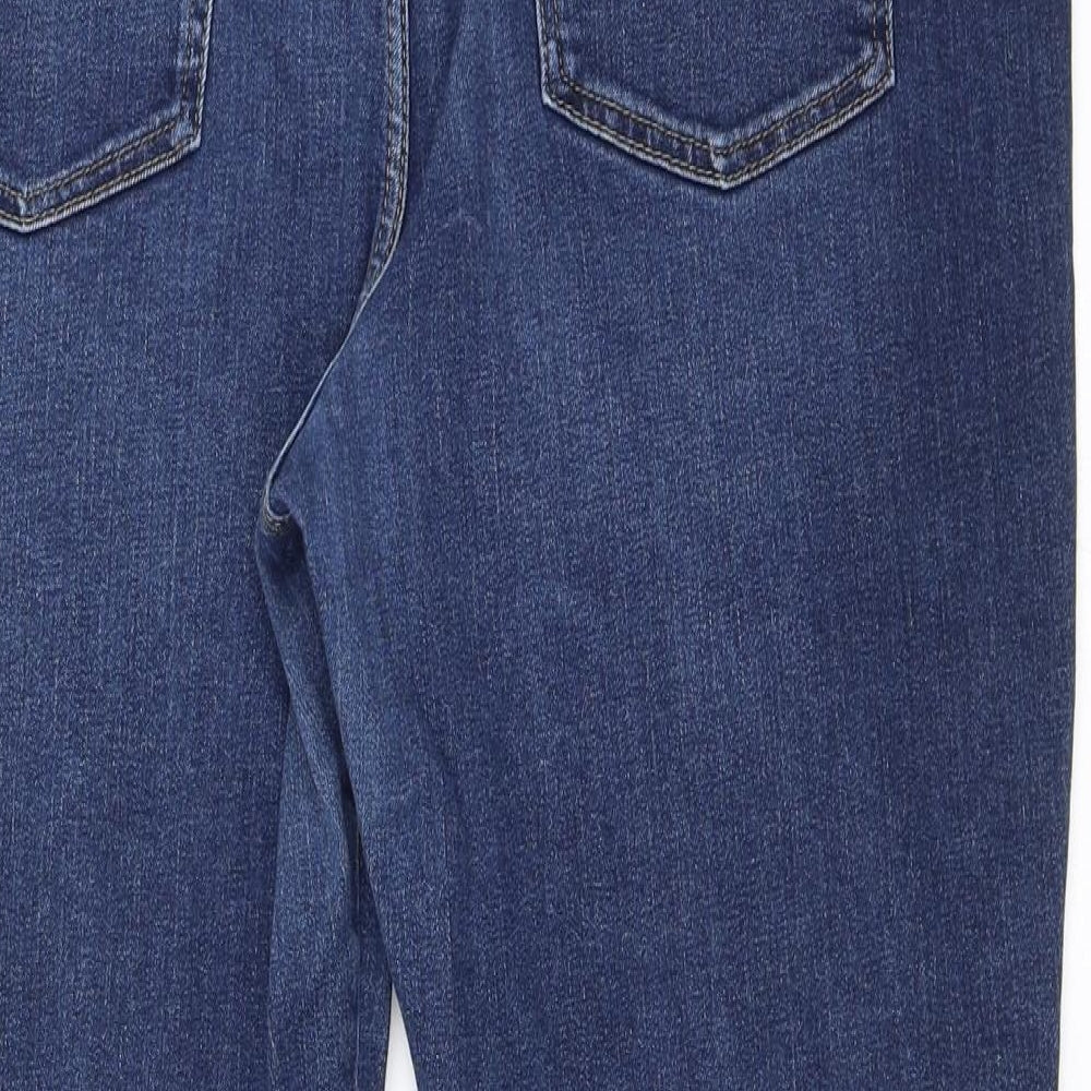 Marks and Spencer Womens Blue  Denim Skinny Jeans Size 18 L25 in