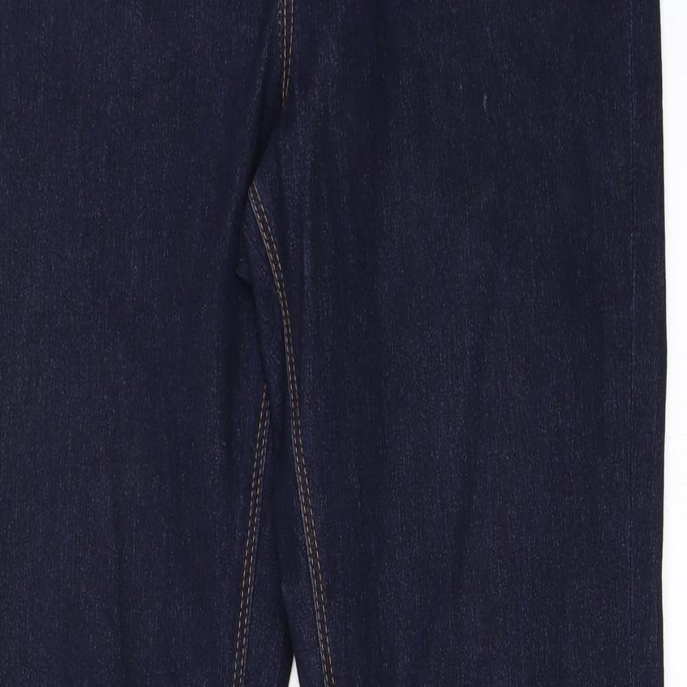 George Womens Blue  Denim Bootcut Jeans Size 14 L33 in