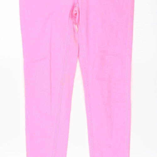 YesYes Womens Pink   Skinny Jeans Size 6 L29 in