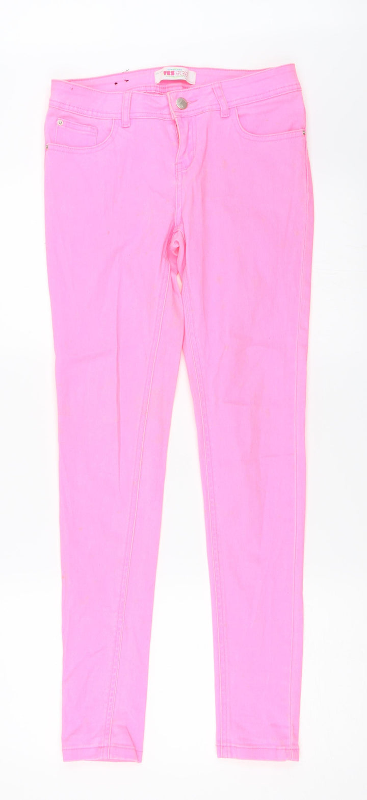 YesYes Womens Pink   Skinny Jeans Size 6 L29 in
