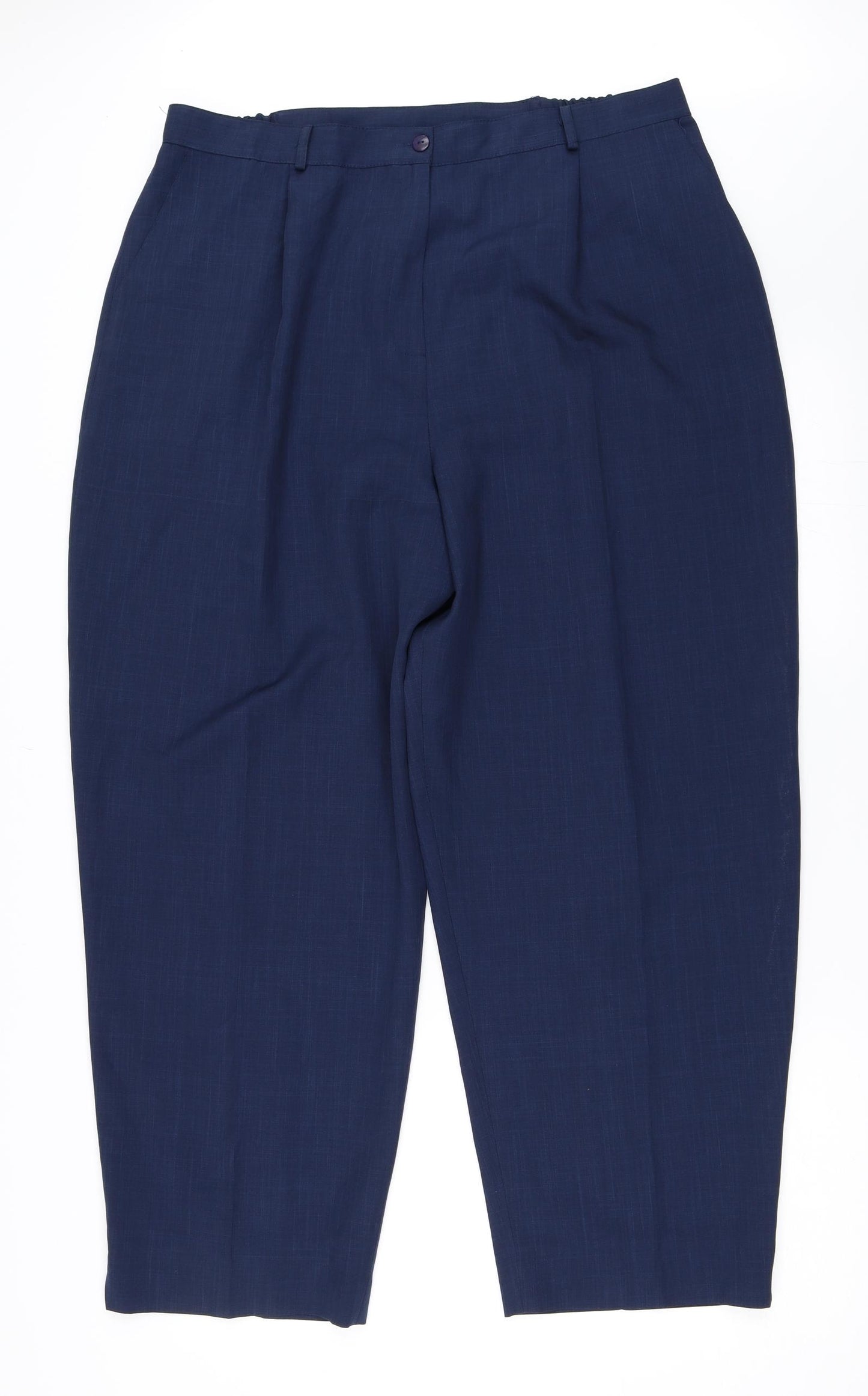 Bonmarché Womens Blue   Trousers  Size 24 L27 in