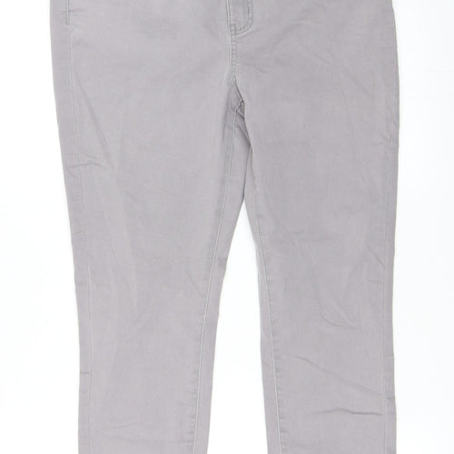 Primark Womens Grey   Skinny Jeans Size 16 L26.5 in