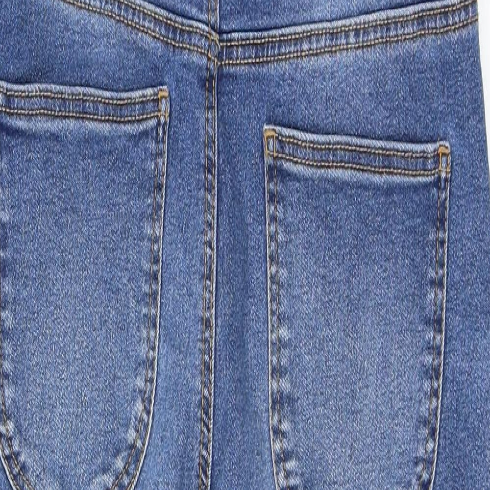 George Girls Blue  Denim Dungaree One-Piece Size 12-13 Years