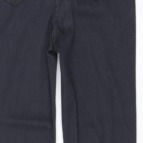 Marks and Spencer Womens Grey   Straight Jeans Size 12 L26 in