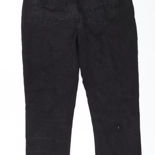zavanna Womens Black   Straight Jeans Size 42 L27 in
