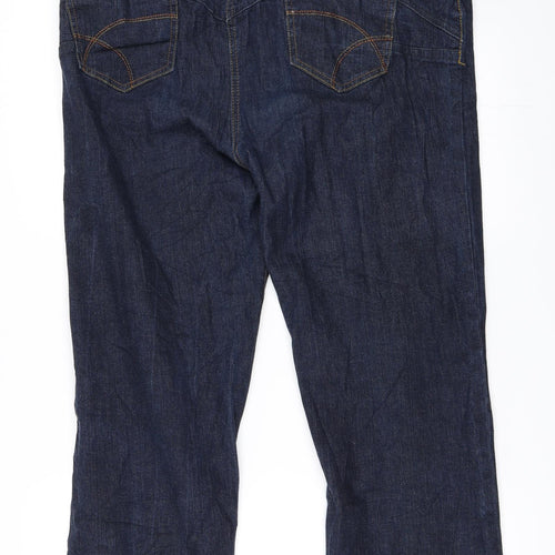 George Womens Blue  Denim Bootcut Jeans Size 18 L27 in