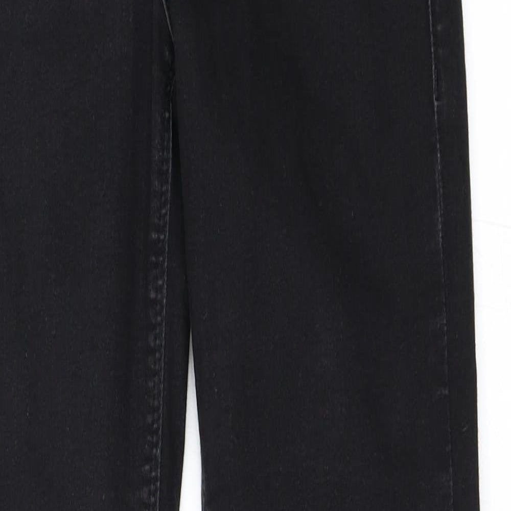 Topshop Womens Black  Denim Skinny Jeans Size 28 in L36 in - Joni jeans