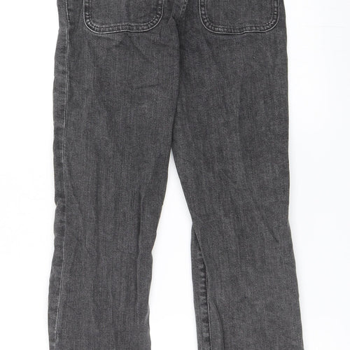 Marks and Spencer Womens Grey  Denim Straight Jeans Size 8 L24 in