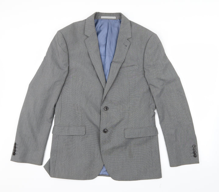 Burton Mens Grey   Jacket Suit Jacket Size 36