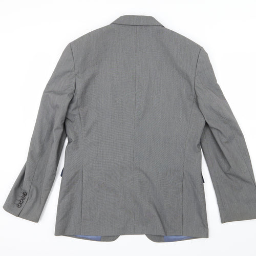 Burton Mens Grey   Jacket Suit Jacket Size 36