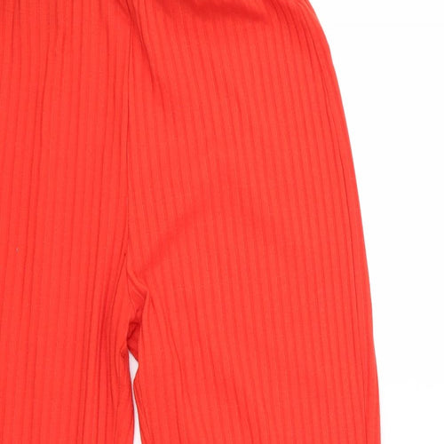 Zara Womens Red   Trousers  Size 6 L21.5 in