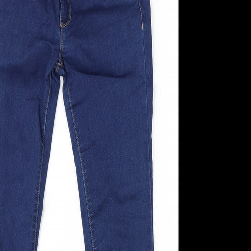 WAX JEAN Womens Blue  Denim Straight Jeans Size 30 in L28 in
