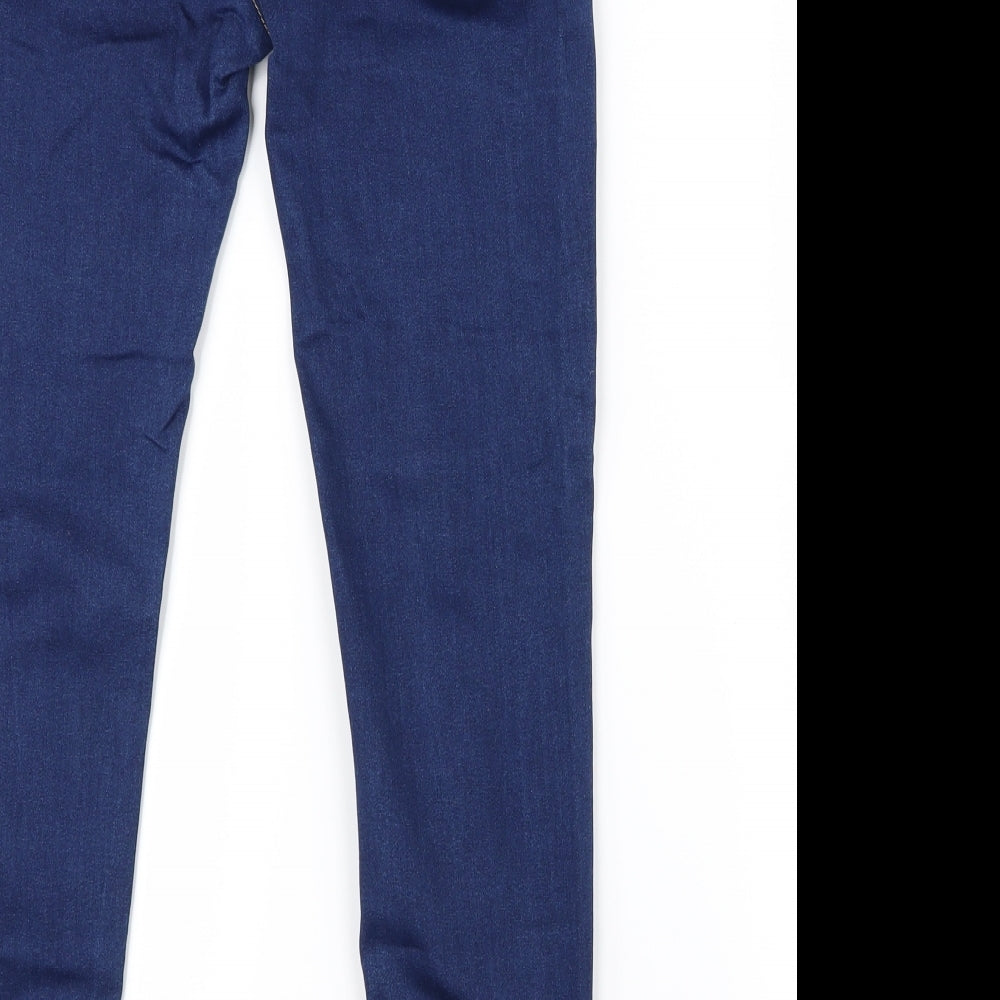 WAX JEAN Womens Blue  Denim Straight Jeans Size 30 in L28 in