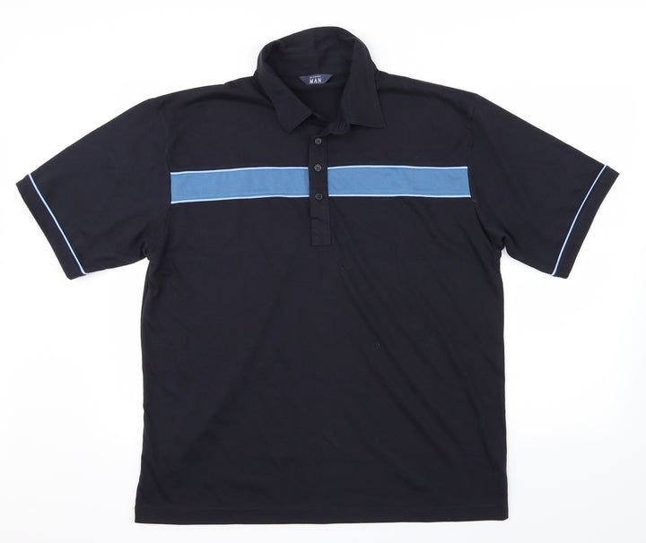 Premier MAN Mens Blue Polo Size L