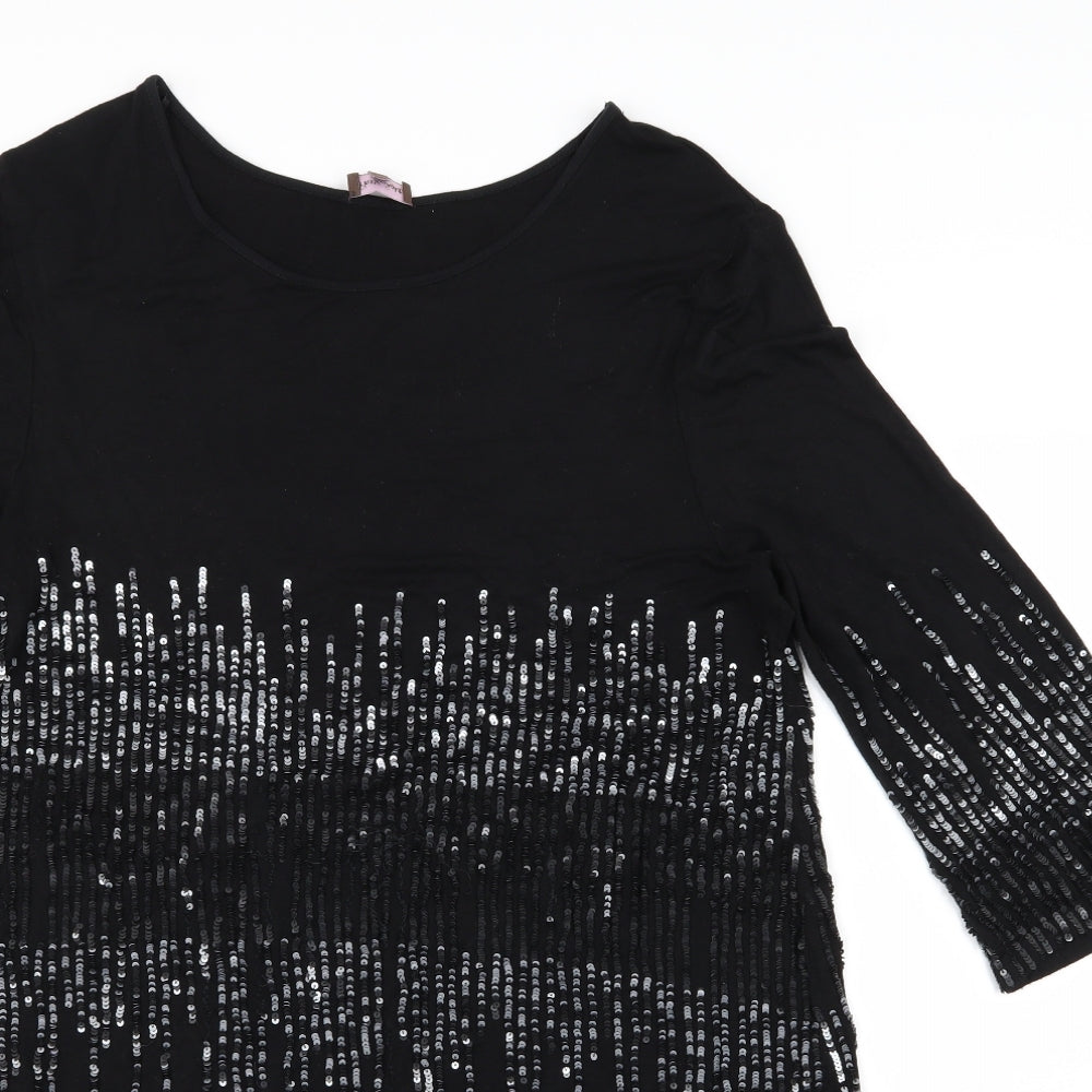 Phase Eight Womens Black   Shirt Dress  Size 16