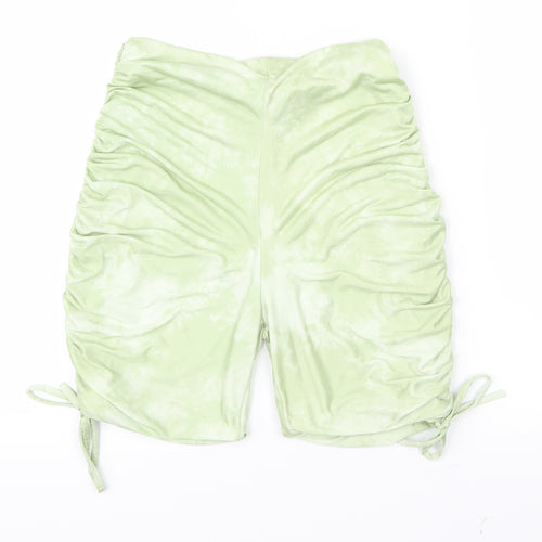 PRETTYLITTLETHING Womens Green   Sweat Shorts Size 6